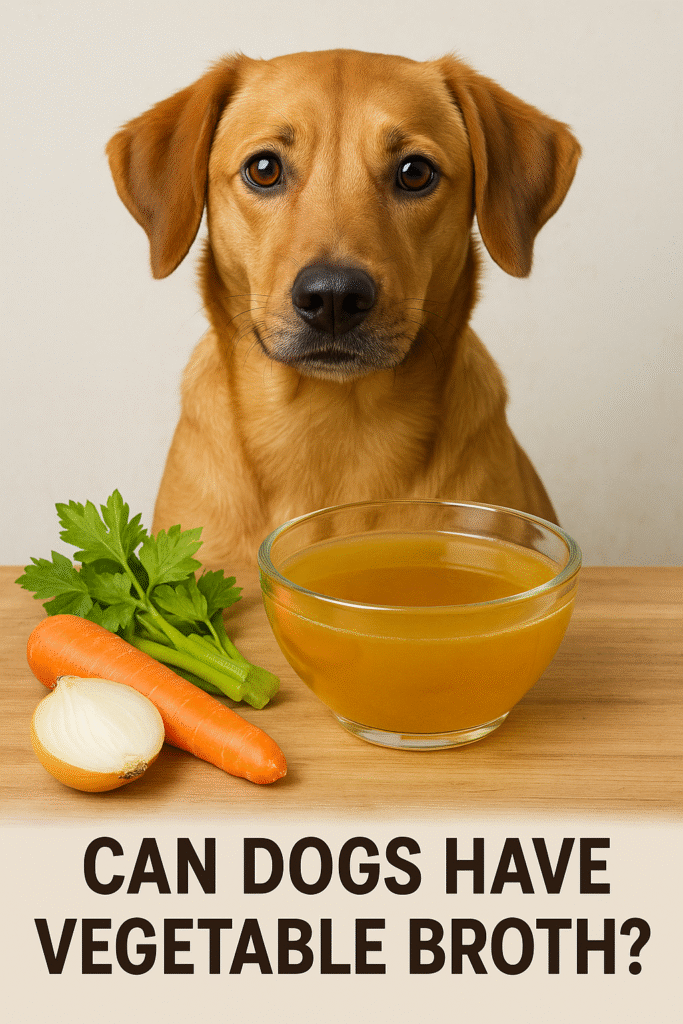 can dogs have vegetable broth