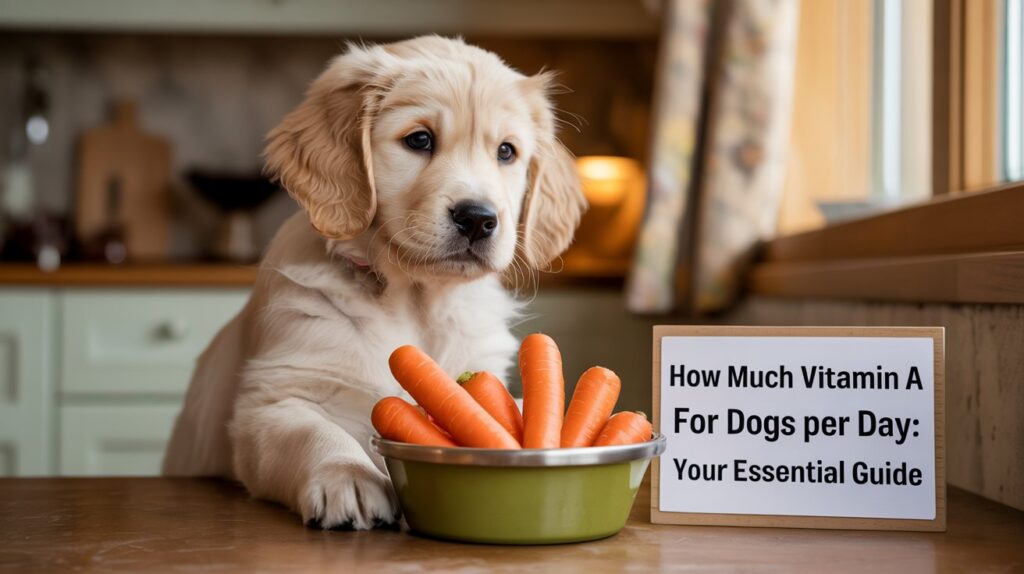 how much vitamin a for dogs per day