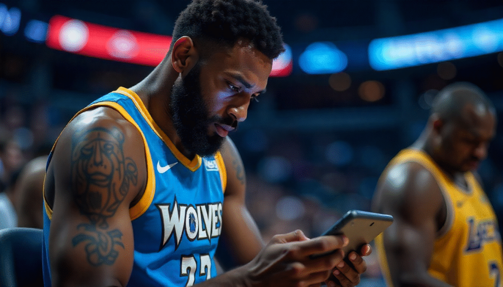 timberwolves vs lakers match player stats